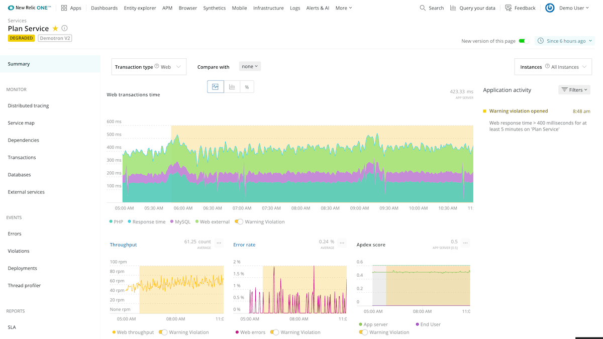 new relic apm