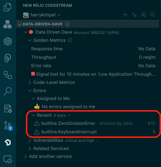 codestream shift-left errors