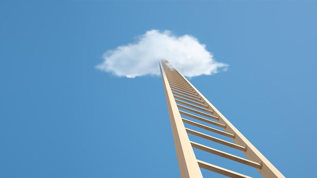 Cloud with ladder