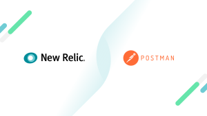 Image showing New Relic and Postman logos