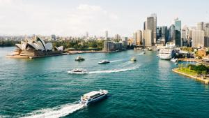 An image of the waterfront of Sydney, Australia