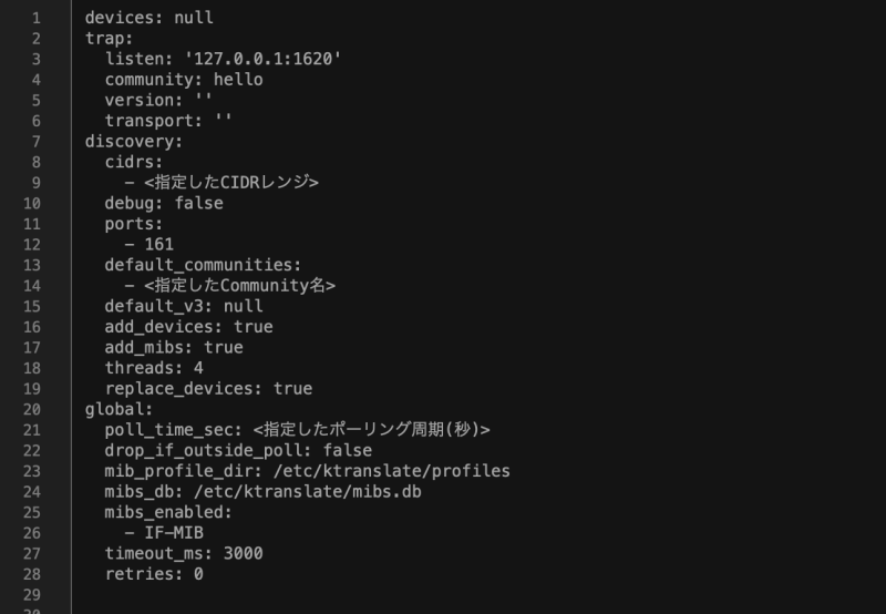 sample snmp-base-yaml in v2c