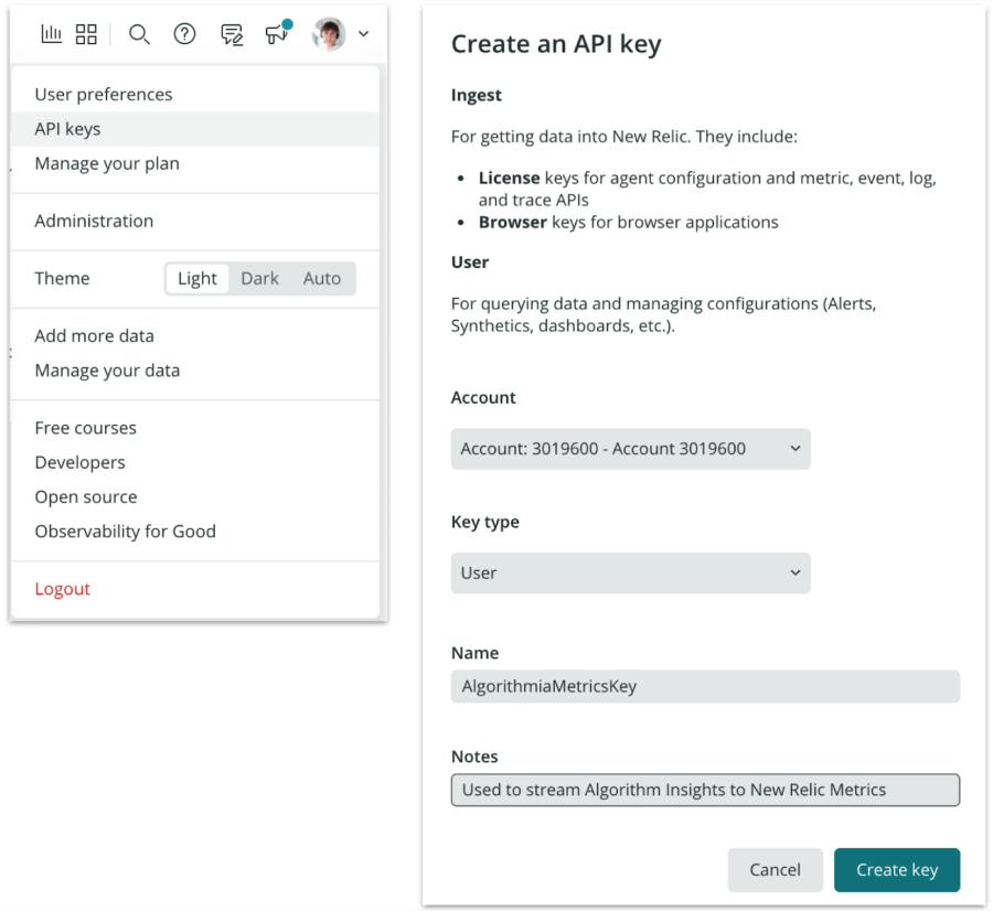 create an api key