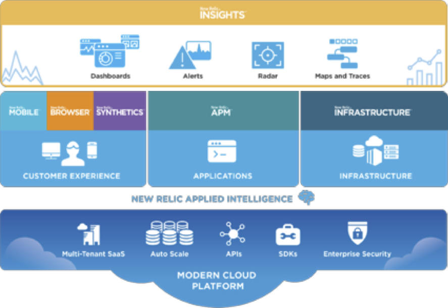 Screencap of New Relic Platform