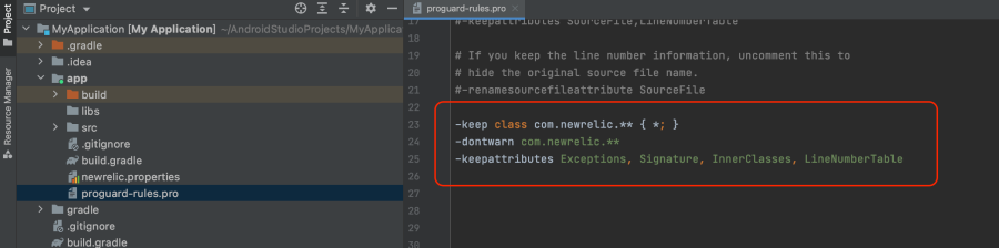 android proguard rule
