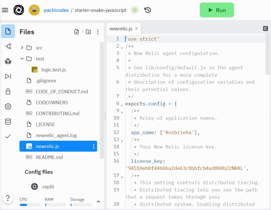 Place the configuration files in the root of your directory.