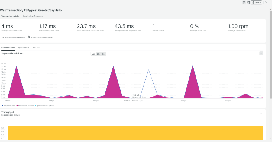 grpc server APM Traces