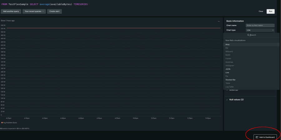 TestFlexSample timeseries query results