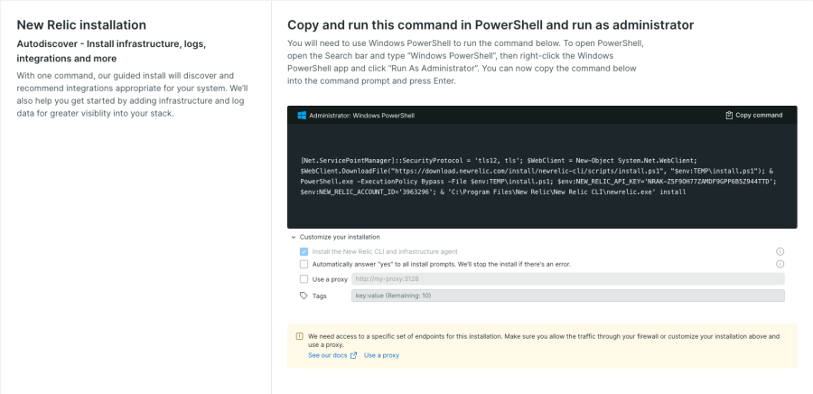 1st-step-guide infrastructure windows command