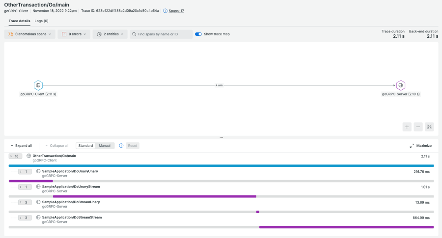 Using gRPC for Distributed Tracing in New Relic