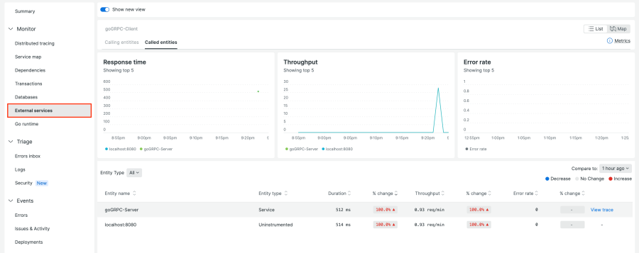 External Segments in New Relic