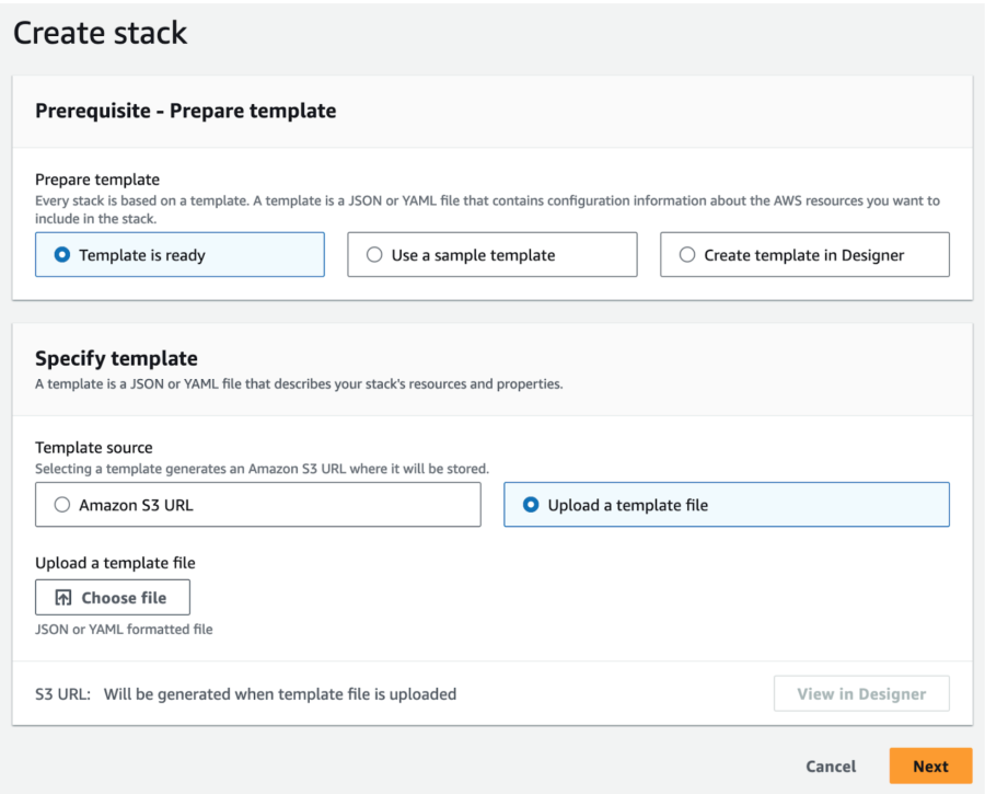 Mux integration set up - Create Stack