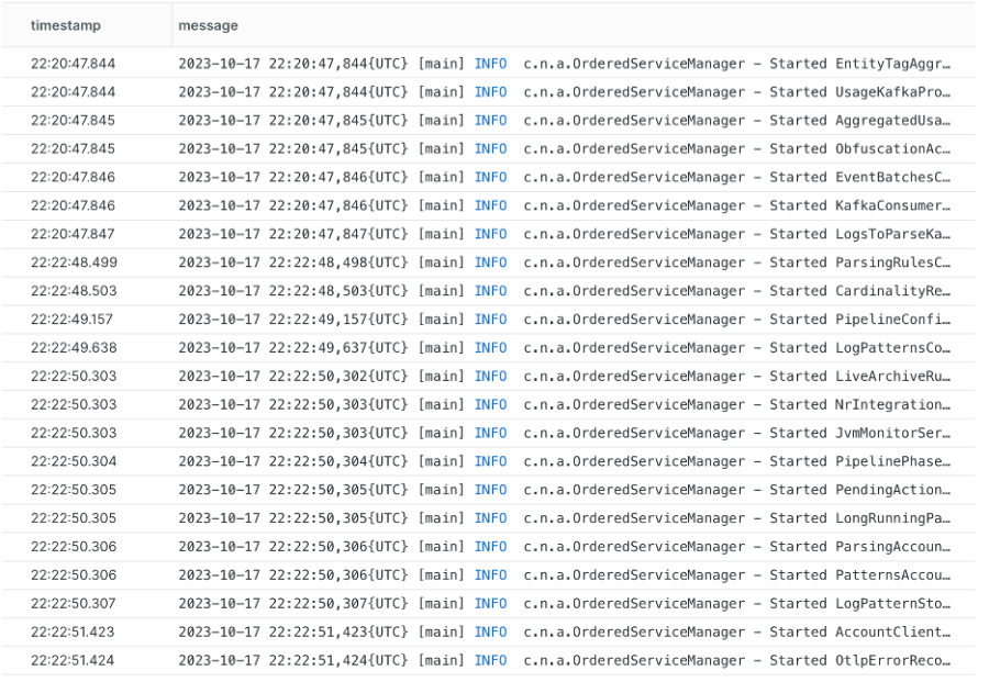 logs parsing