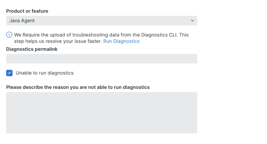 Unable to run diagnostics