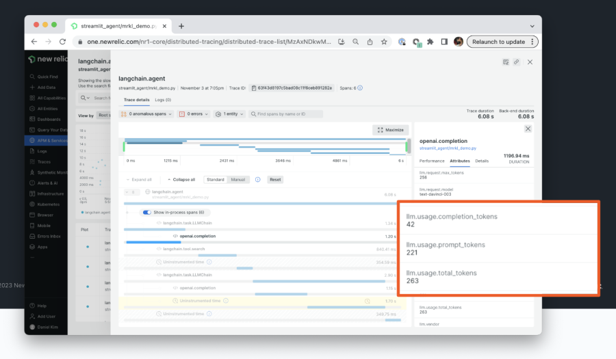 Attaching custom attributes to your traces with manual instrumentation