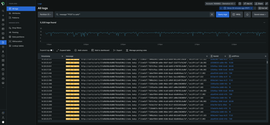 Saving the anchor parse expression