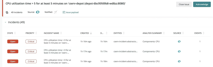 resource and miscellaneous alerts