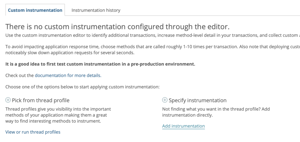 Custom Instrumentの初期画面