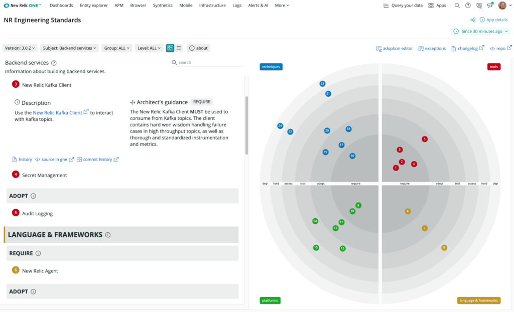 New Relic Kafka Client screenshot