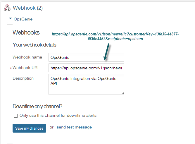 OpsGenie Webhook
