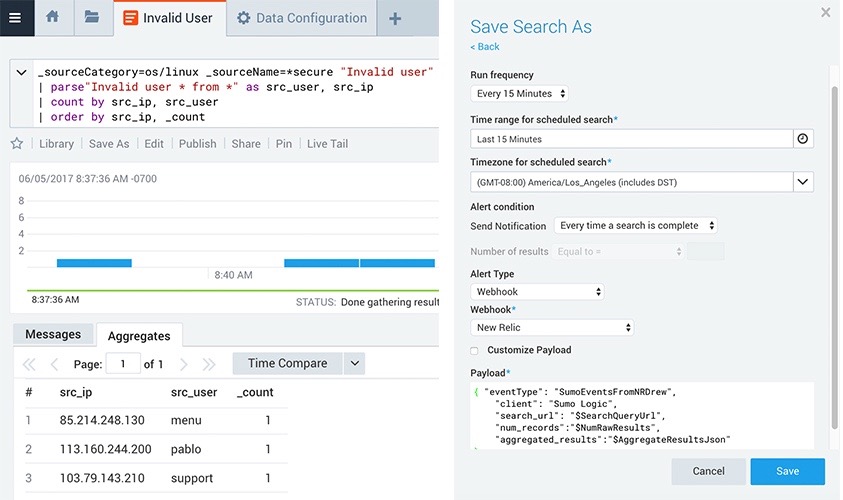 sumo logic query language